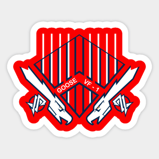 27 Red Goose Sticker